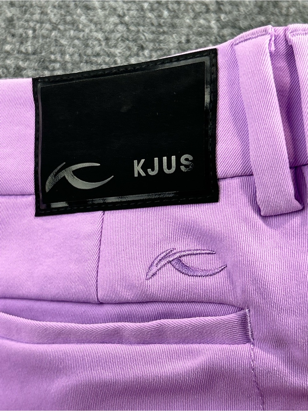 KJUS Irene Chino Golf Pants Oxford Lavender Purple 5 Pocket Womens 36 S (US 6) - Picture 8 of 8
